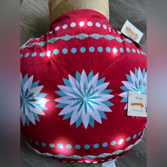 C&C California home light up ornament pillow